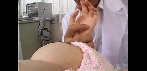  Doctor fingers her busty Japanese patient (girls name)